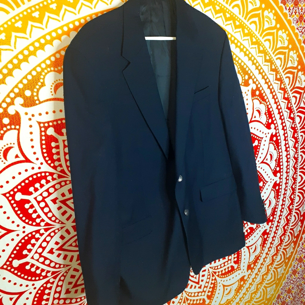 44L Navy sport coat Michael Kors